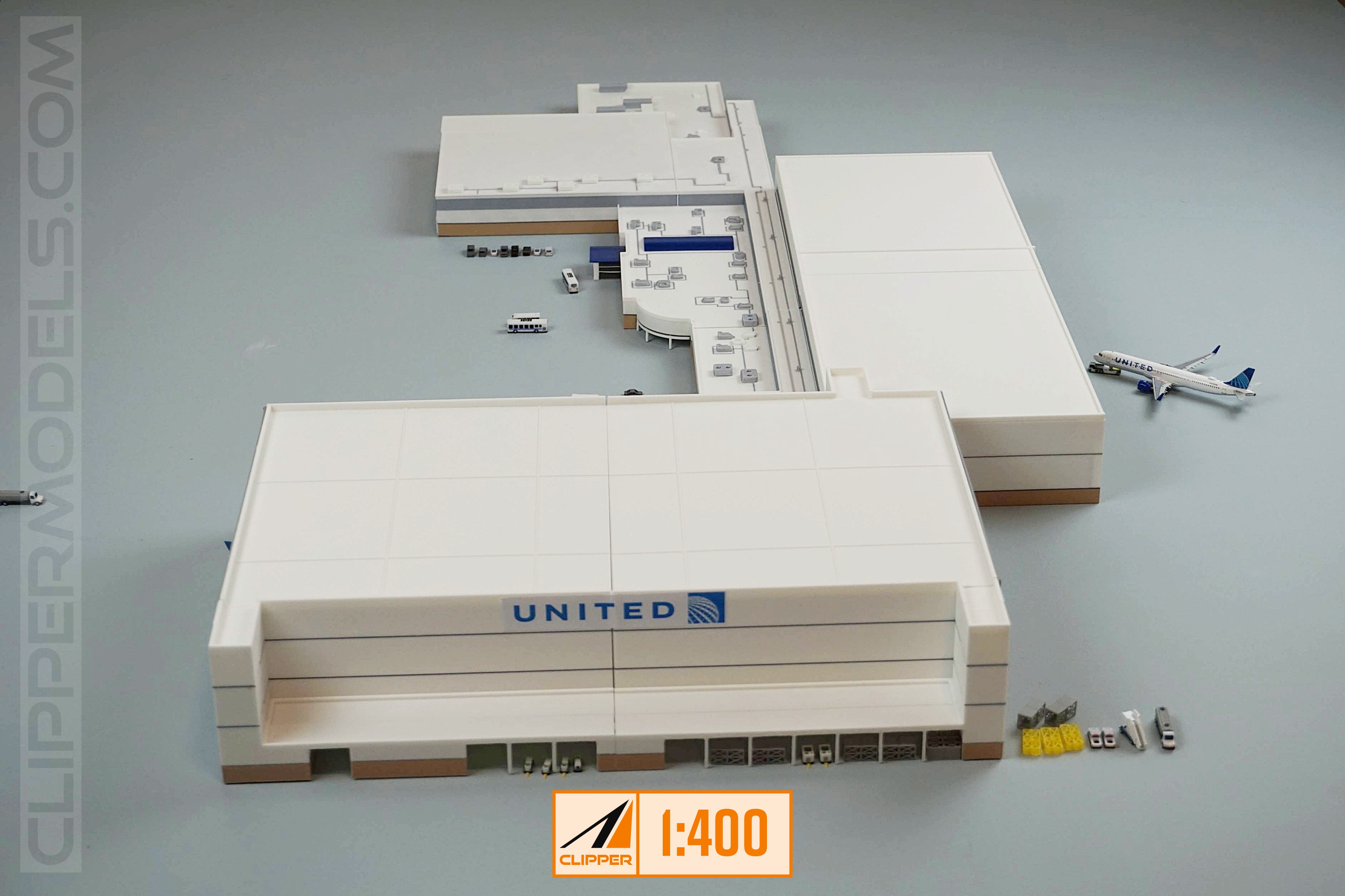 1:400 Aircraft Hanger | United Airlines | Denver International