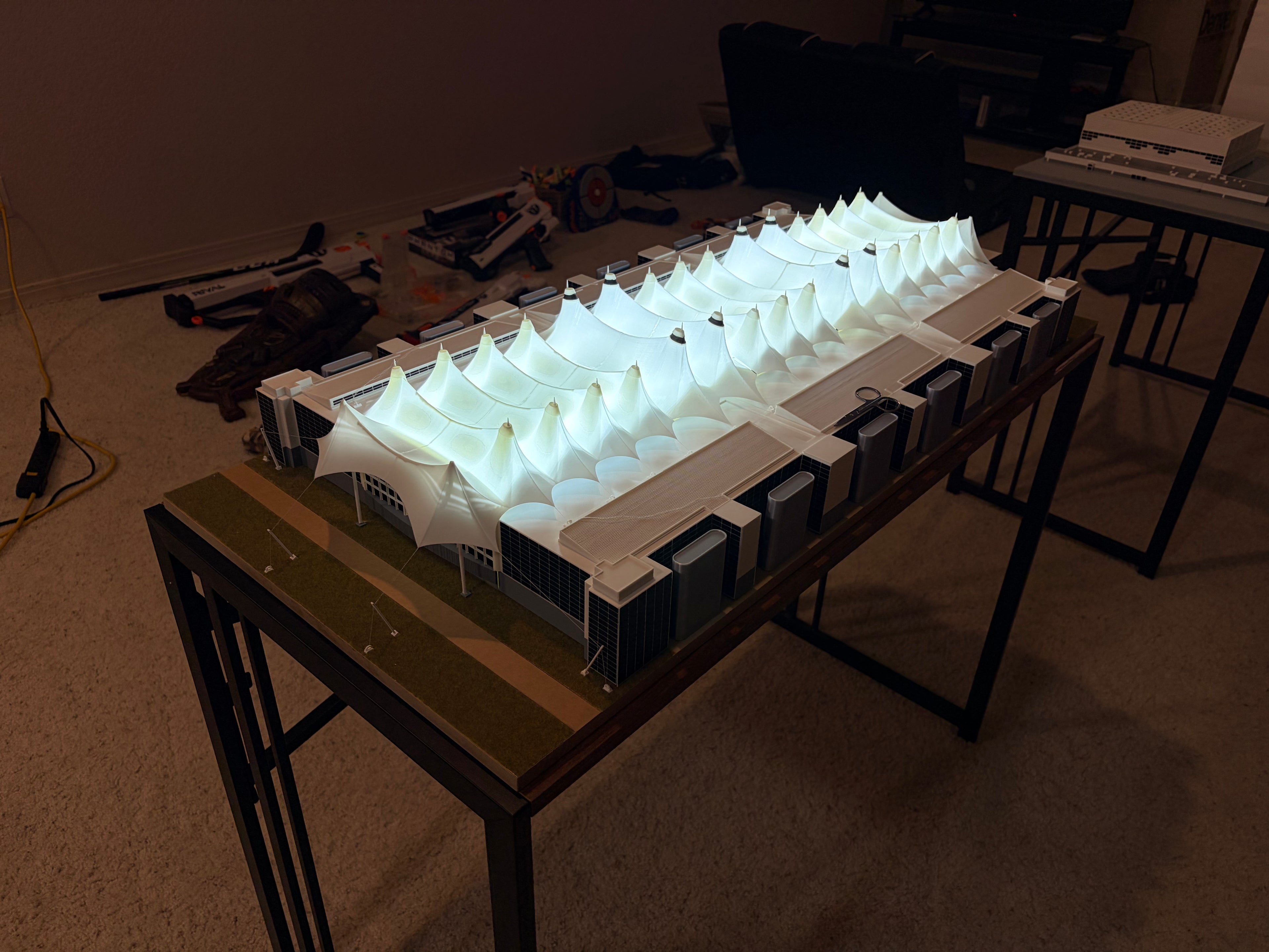 Denver International Airport | The Jeppesen terminal | 1:400 Scale