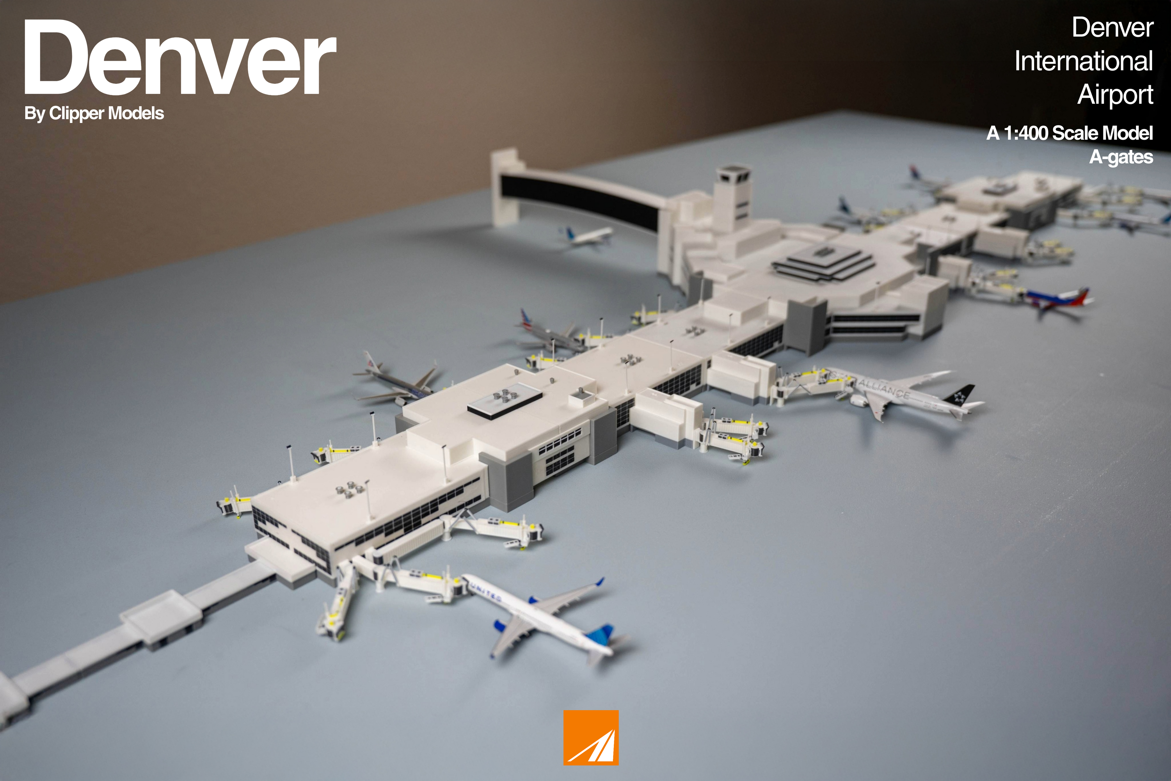 Denver International Airport | A-Gates | 1:400 Scale