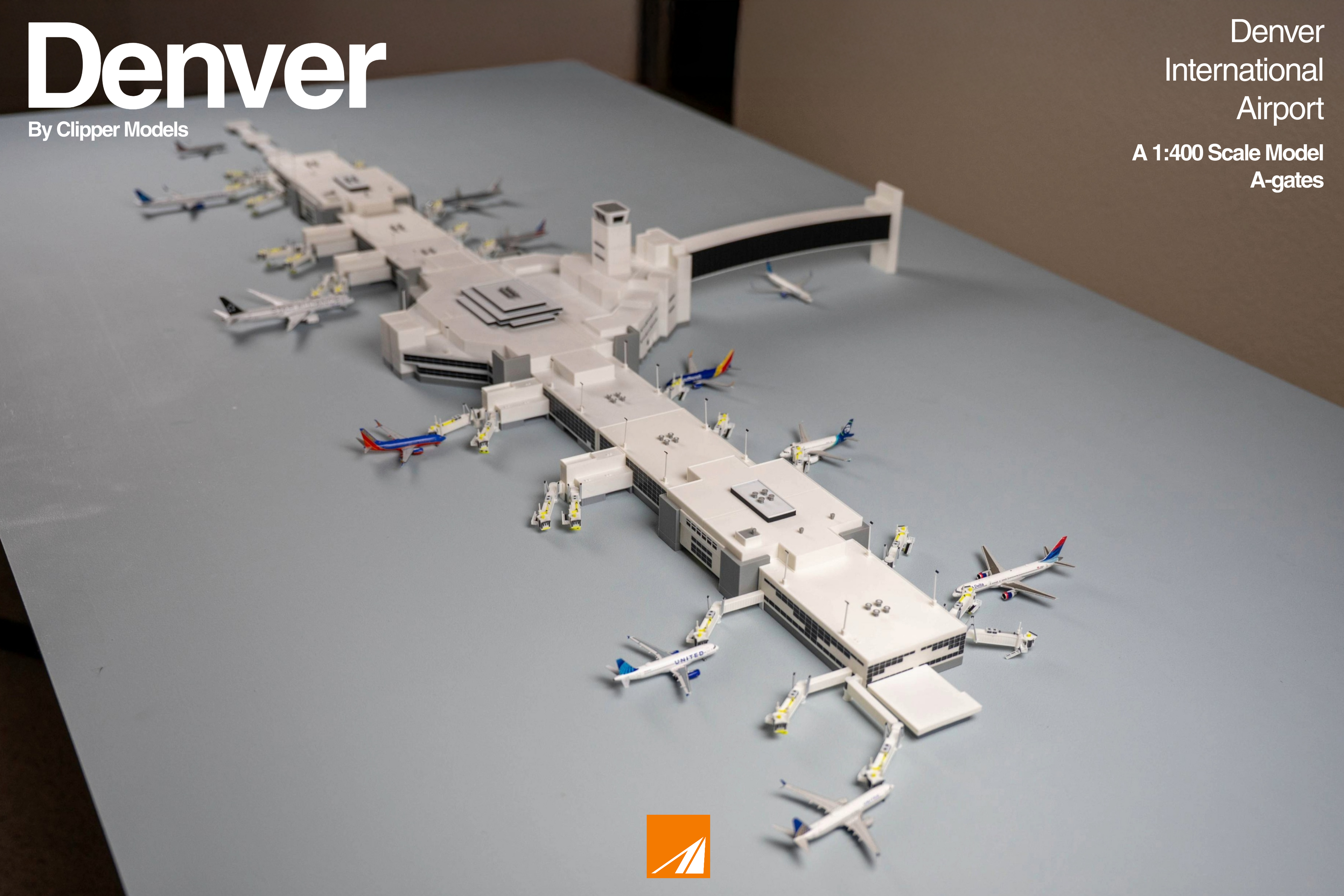 Denver International Airport | A-Gates | 1:400 Scale