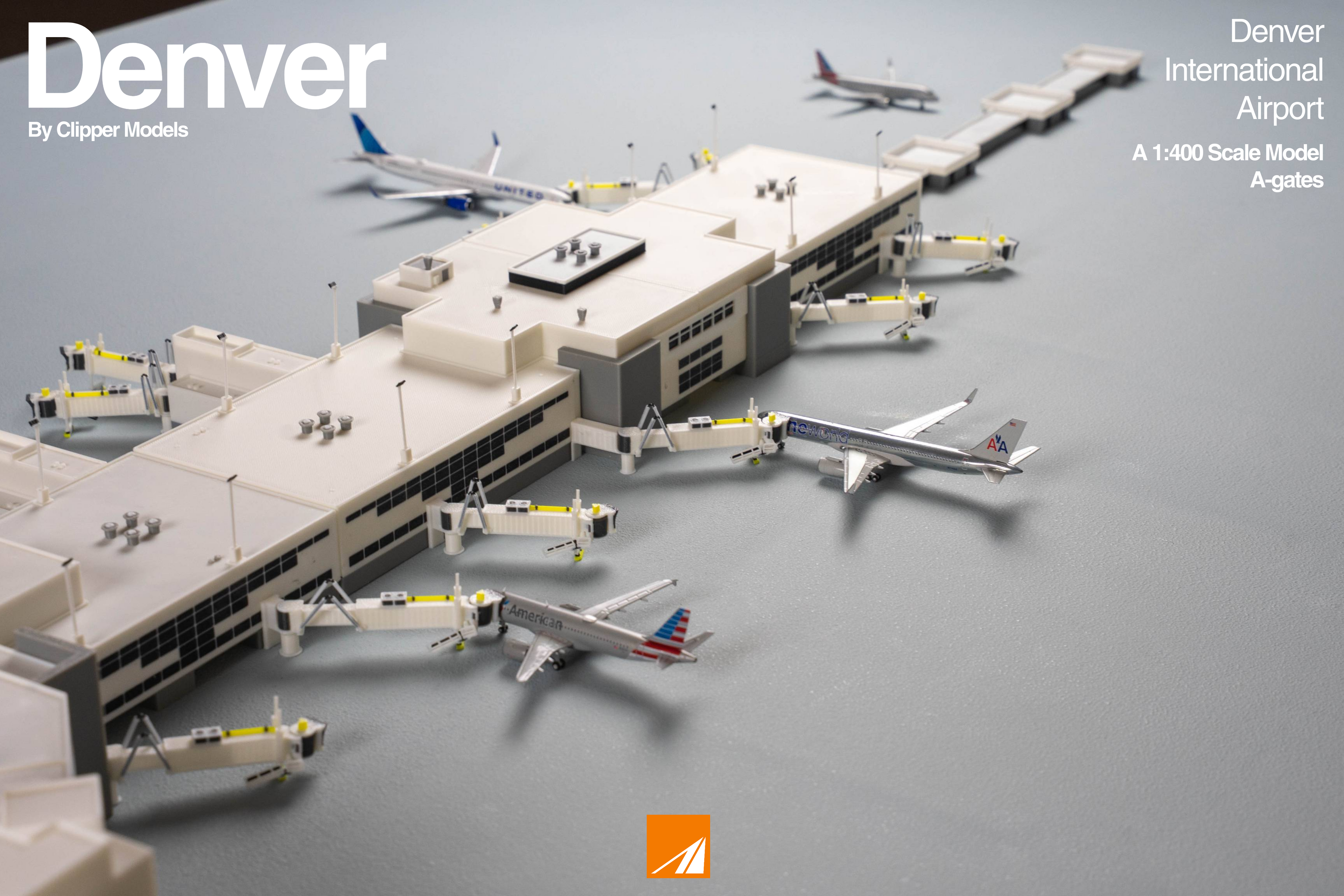 Denver International Airport | A-Gates | 1:400 Scale