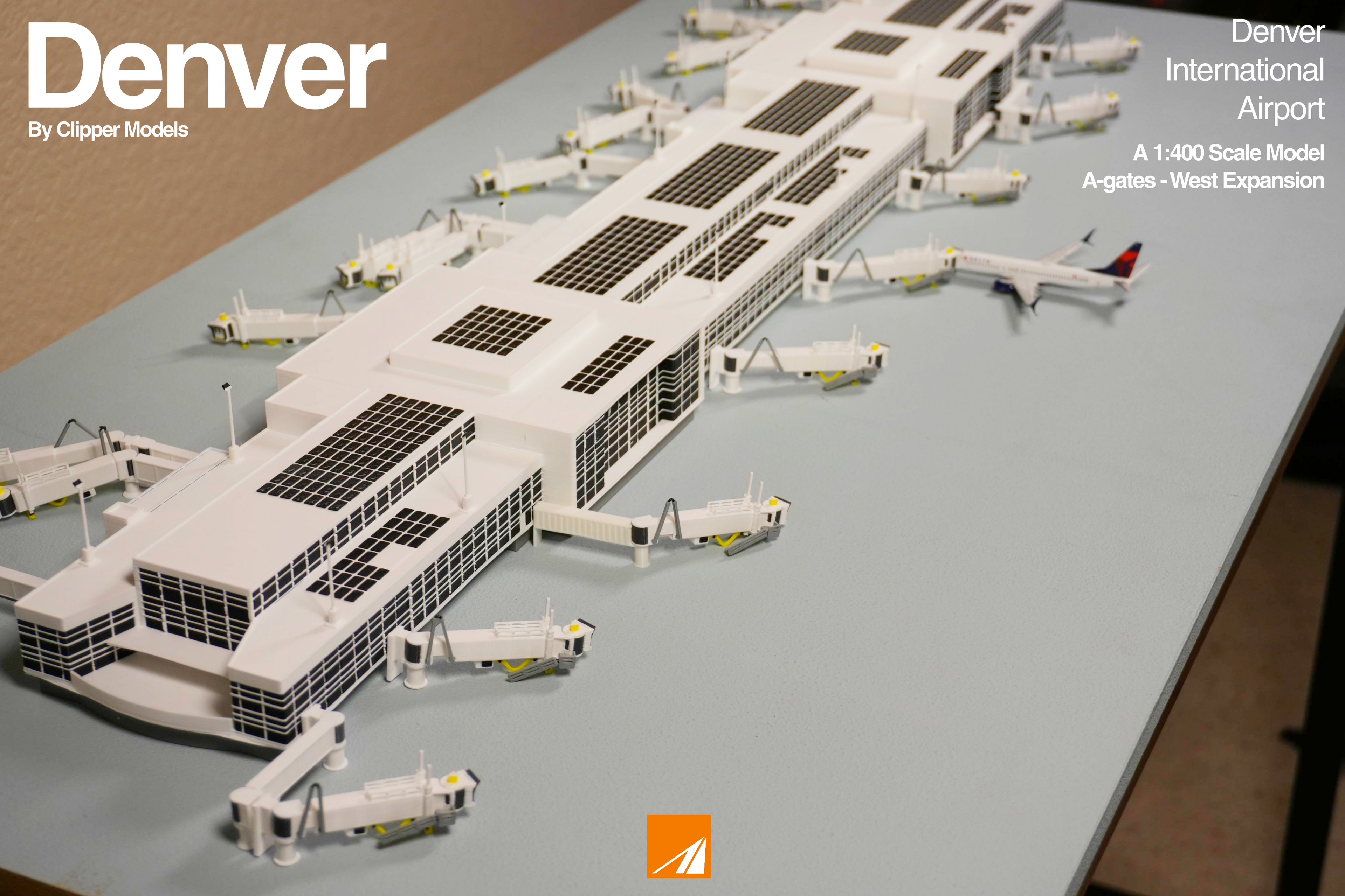 Denver International Airport | A-Gates West Expansion | 1:400 Scale