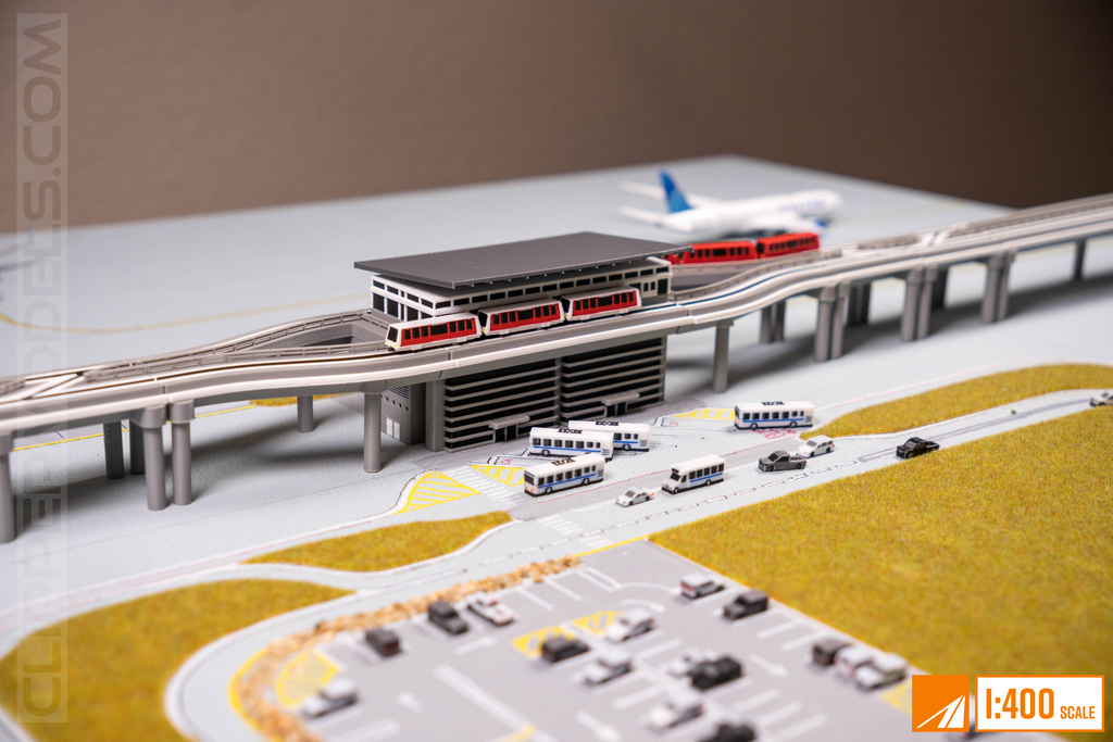 1:400 Automatic People Mover Train (APM - Airtrain, Contemporary)