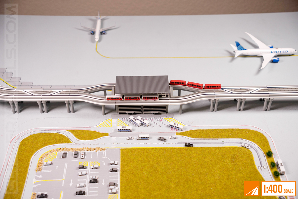 1:400 Automatic People Mover Train (APM - Airtrain, Contemporary)