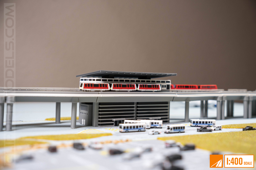 1:400 Automatic People Mover Train (APM - Airtrain, Contemporary)