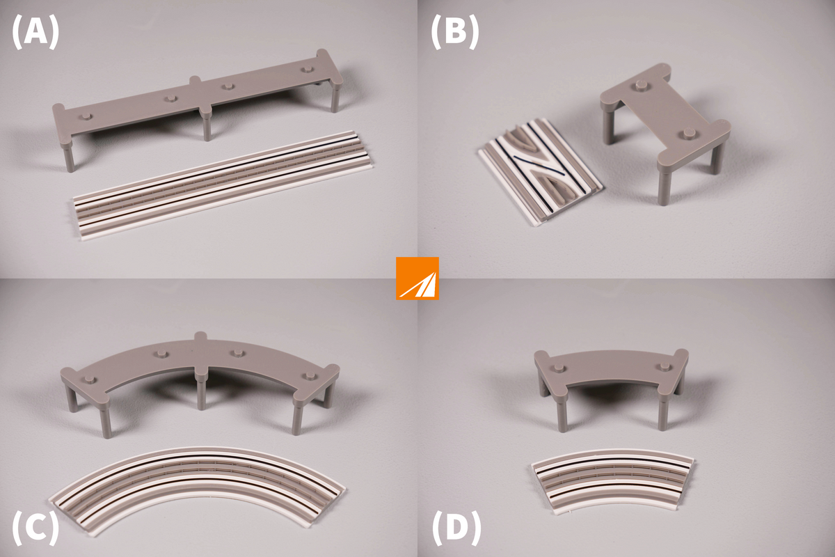 Expansion Tracks for Automatic People Mover (APM) Set