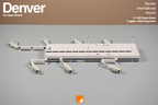 Denver International Airport | C-Gates West Expansion | 1:400 Scale