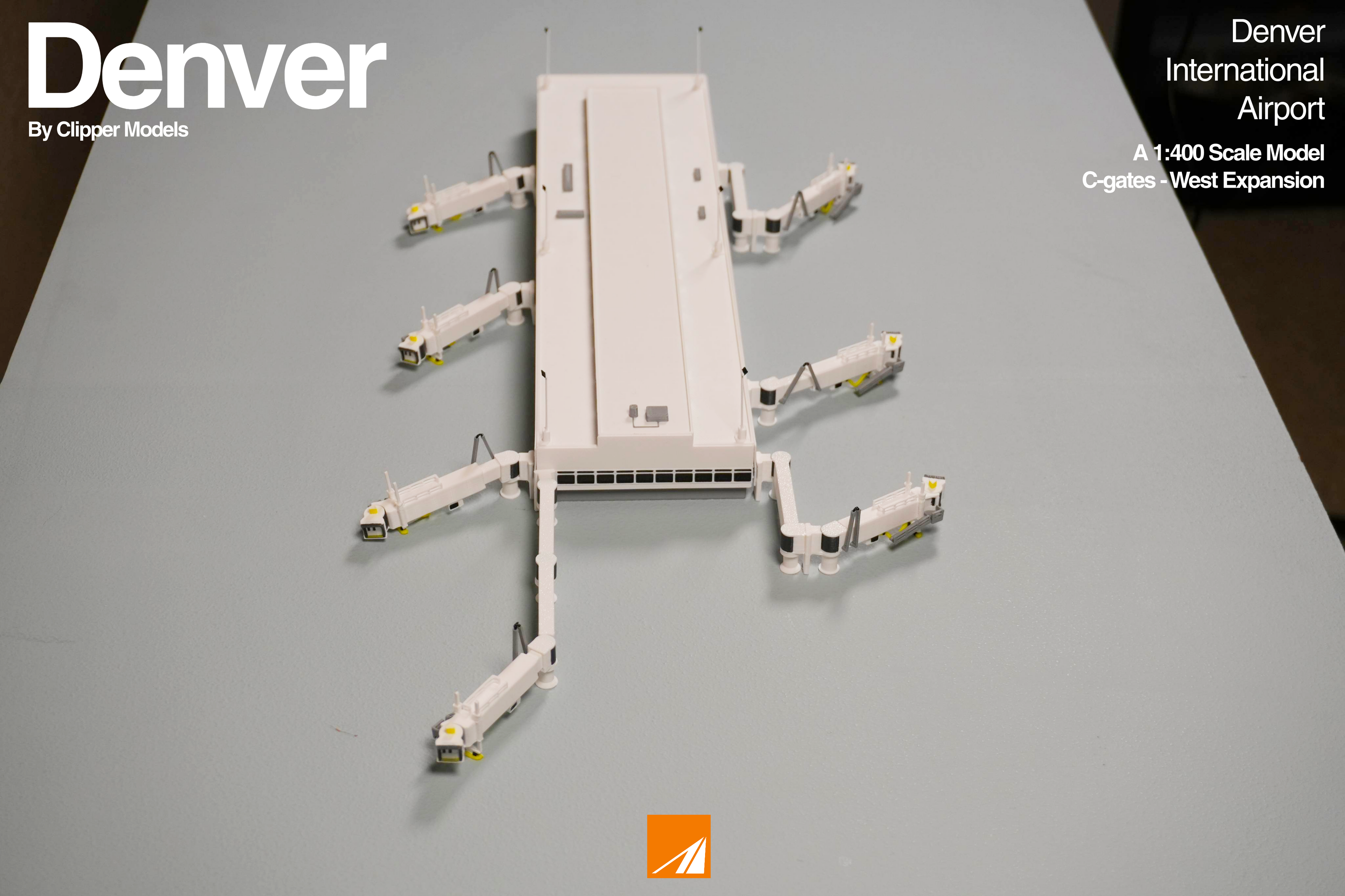 Denver International Airport | C-Gates West Expansion | 1:400 Scale