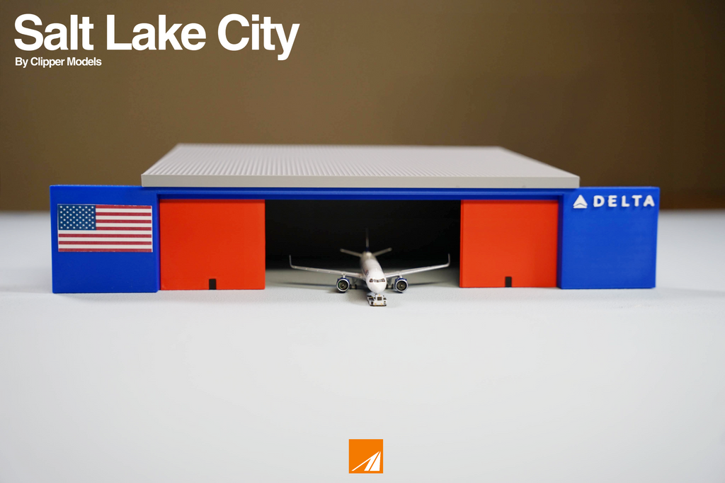1:400 Aircraft Hanger | Delta Airlines | Salt Lake City Airport