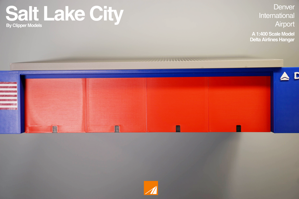 1:400 Aircraft Hanger | Delta Airlines | Salt Lake City Airport