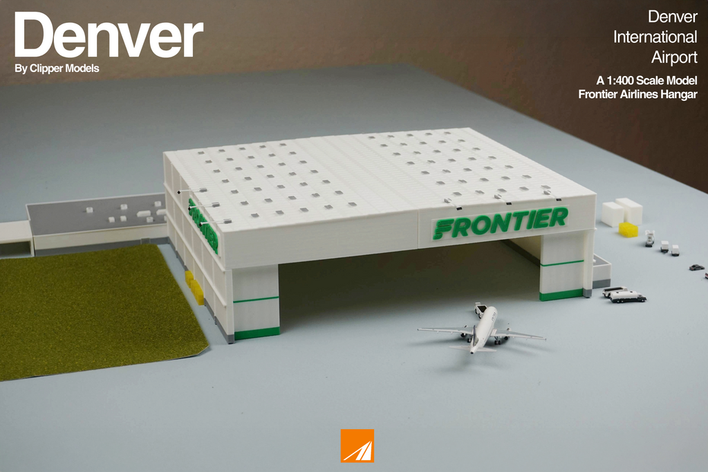 1:400 Aircraft Hanger | Frontier Airlines | KDEN series