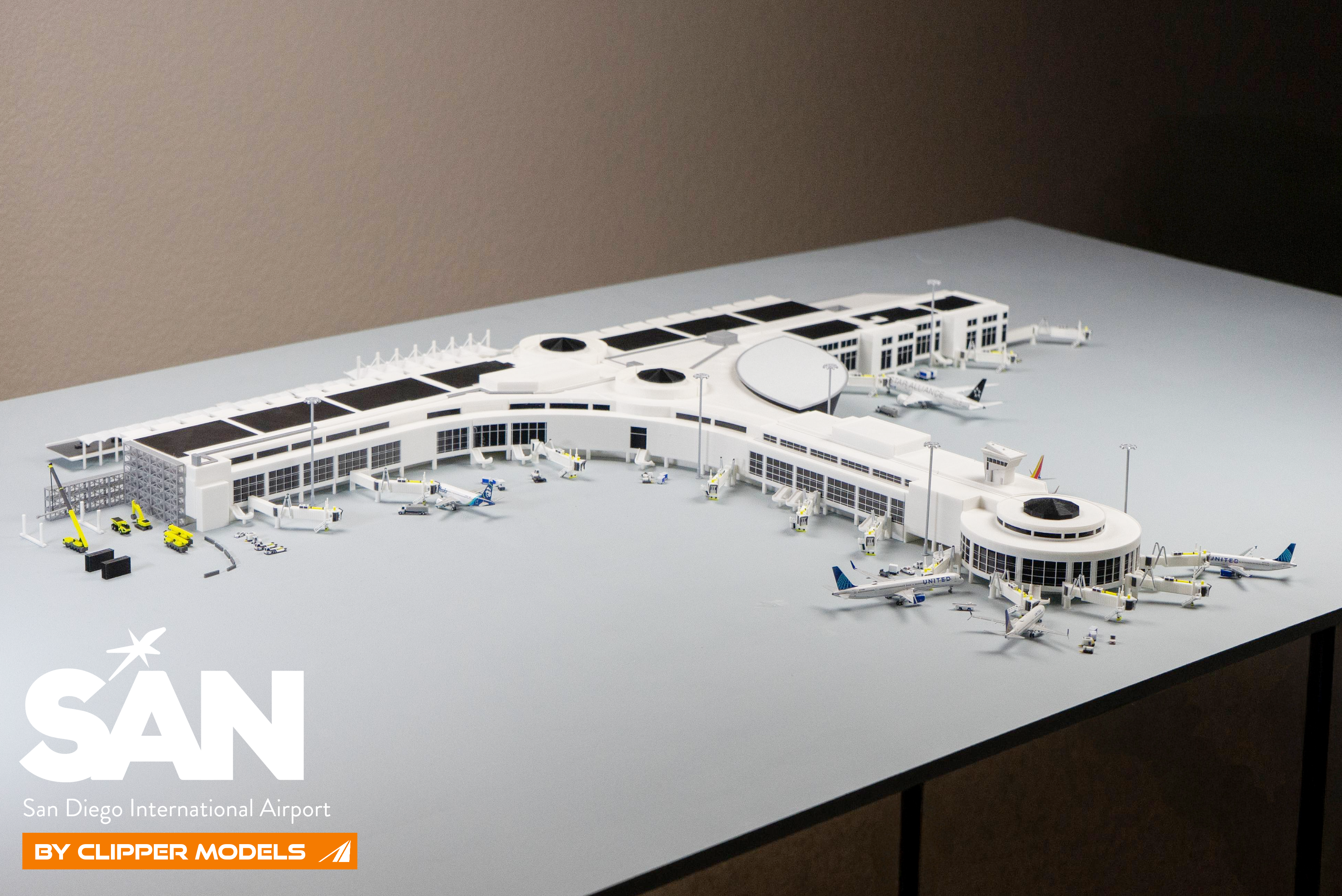 1:400 Scale San Diego International Airport | Terminal 2