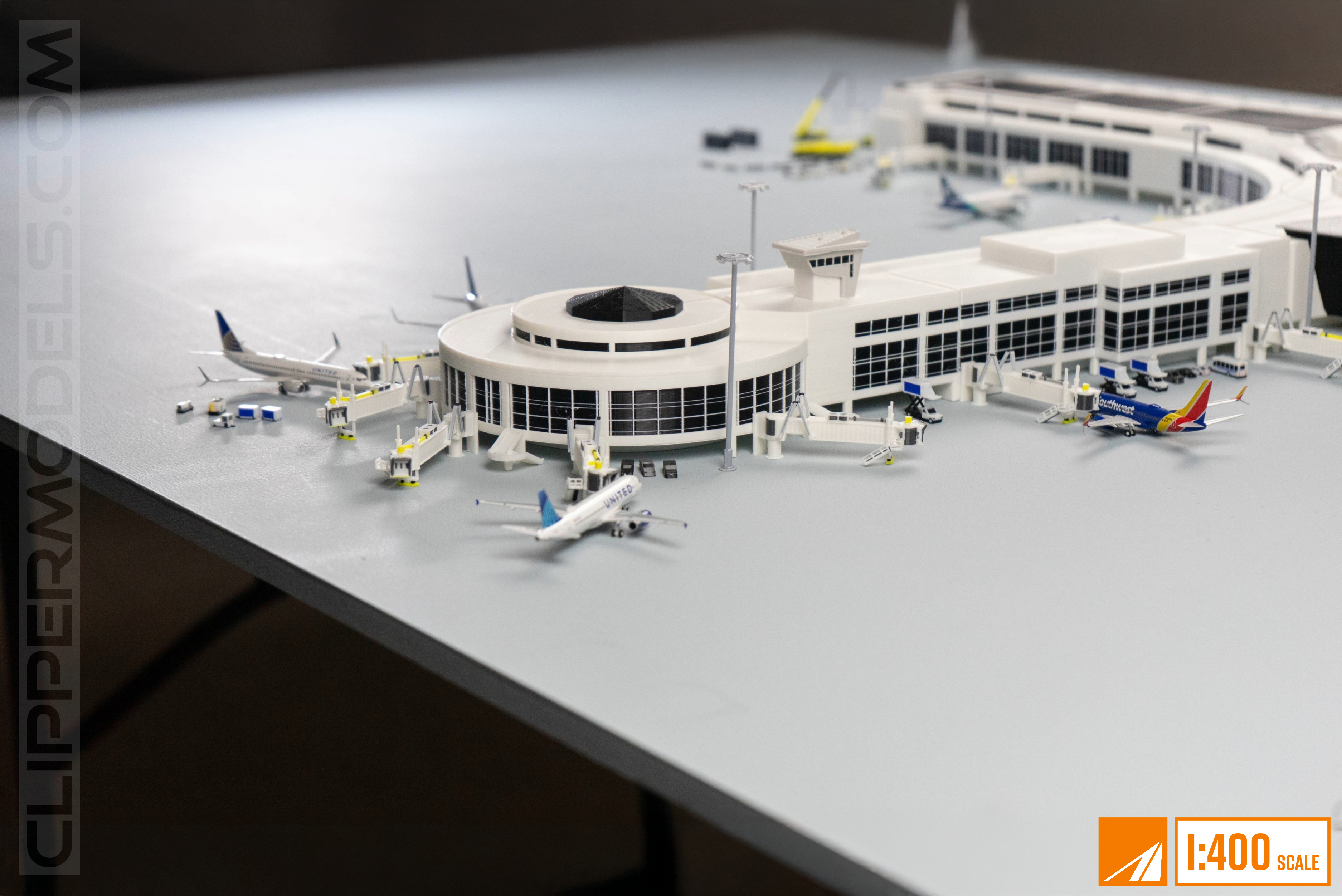 1:400 Scale San Diego International Airport | Terminal 2
