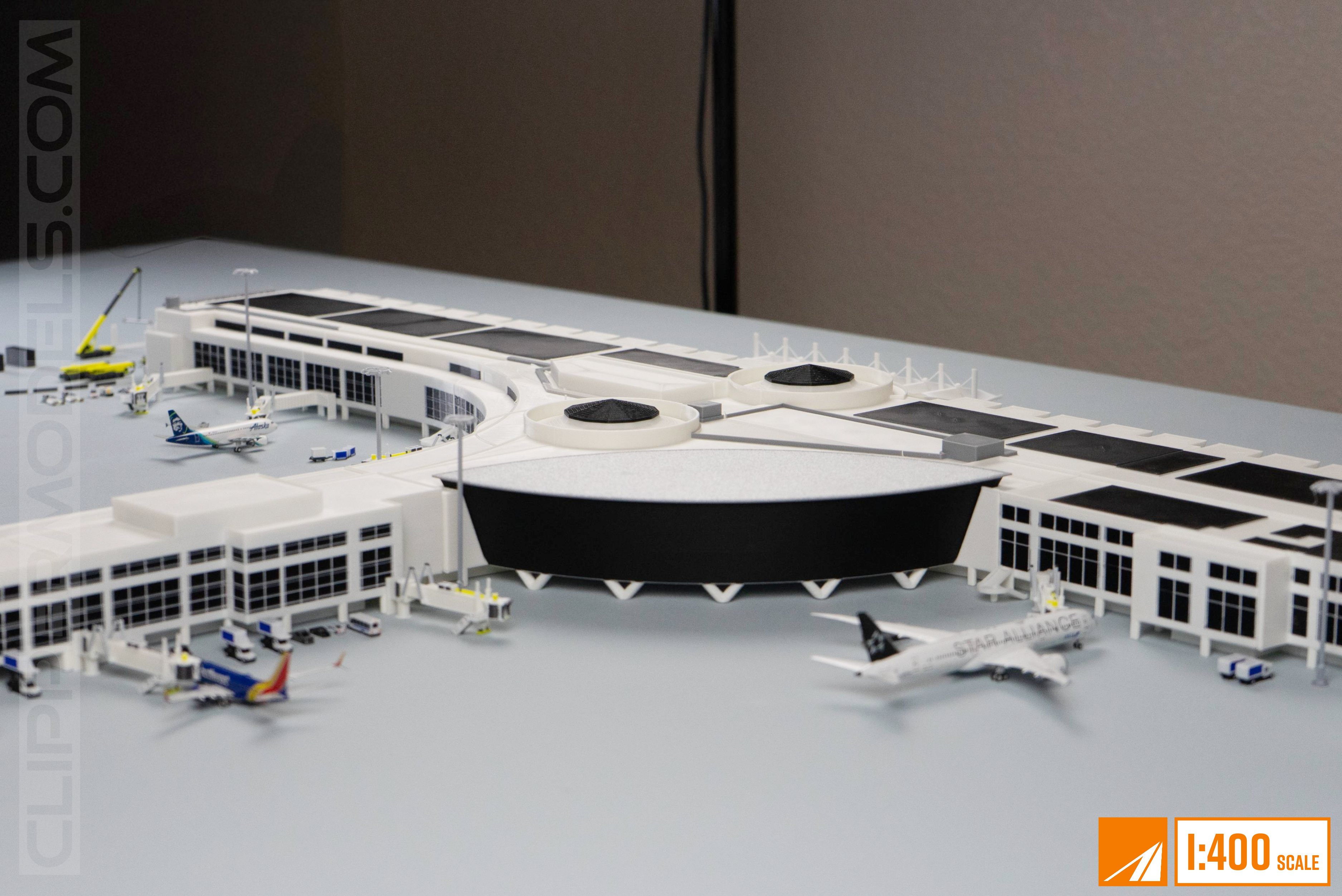 1:400 Scale San Diego International Airport | Terminal 2