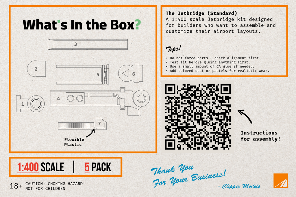 1:400 Aircraft Jetbridge (Standard)