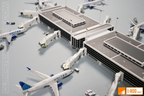 1:400 Model Airport Terminal/ Concourse V2