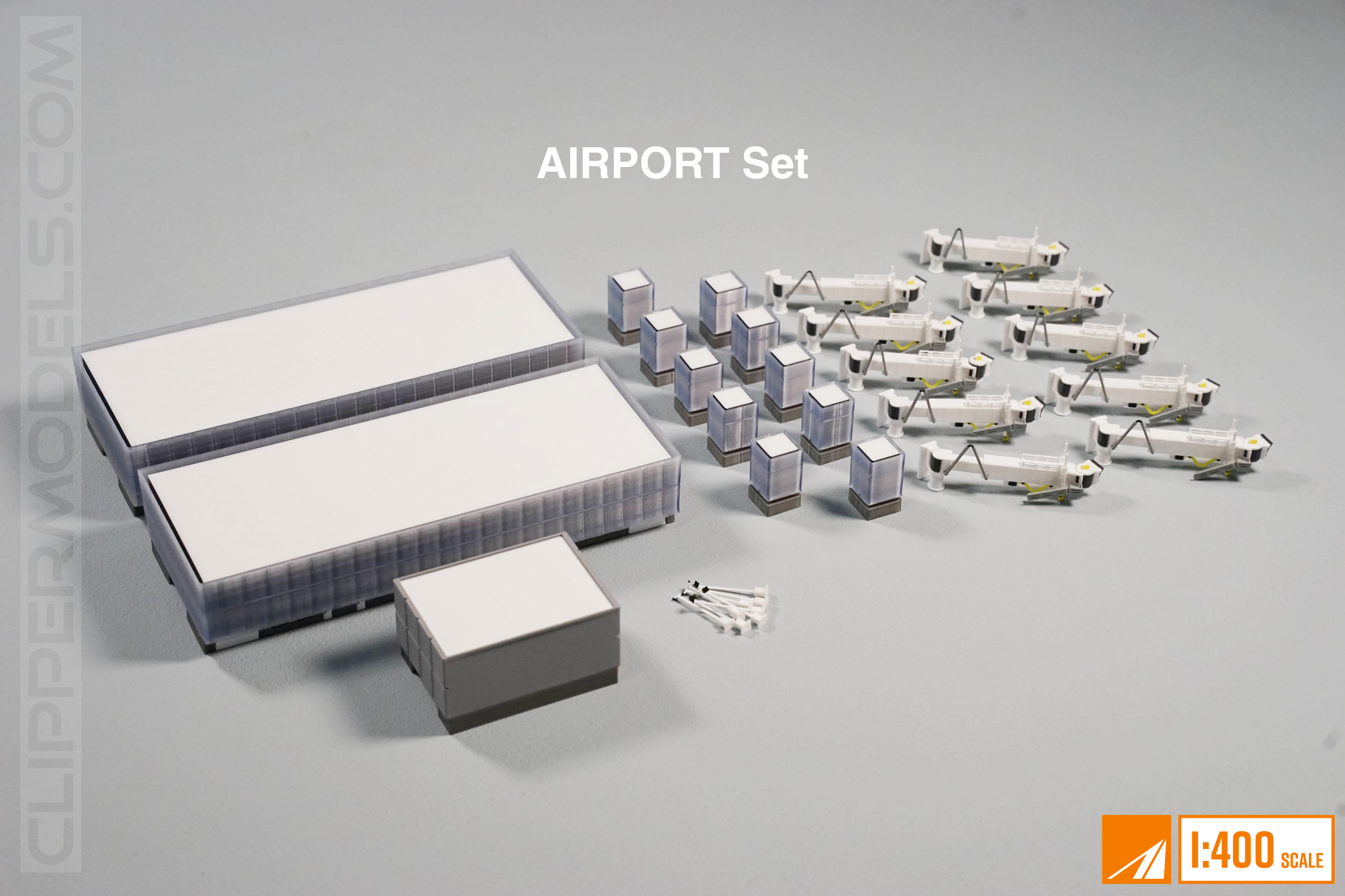The Airport Concourse (1:400 Model Airport Terminal with Glass facade) | AIRPORT Set