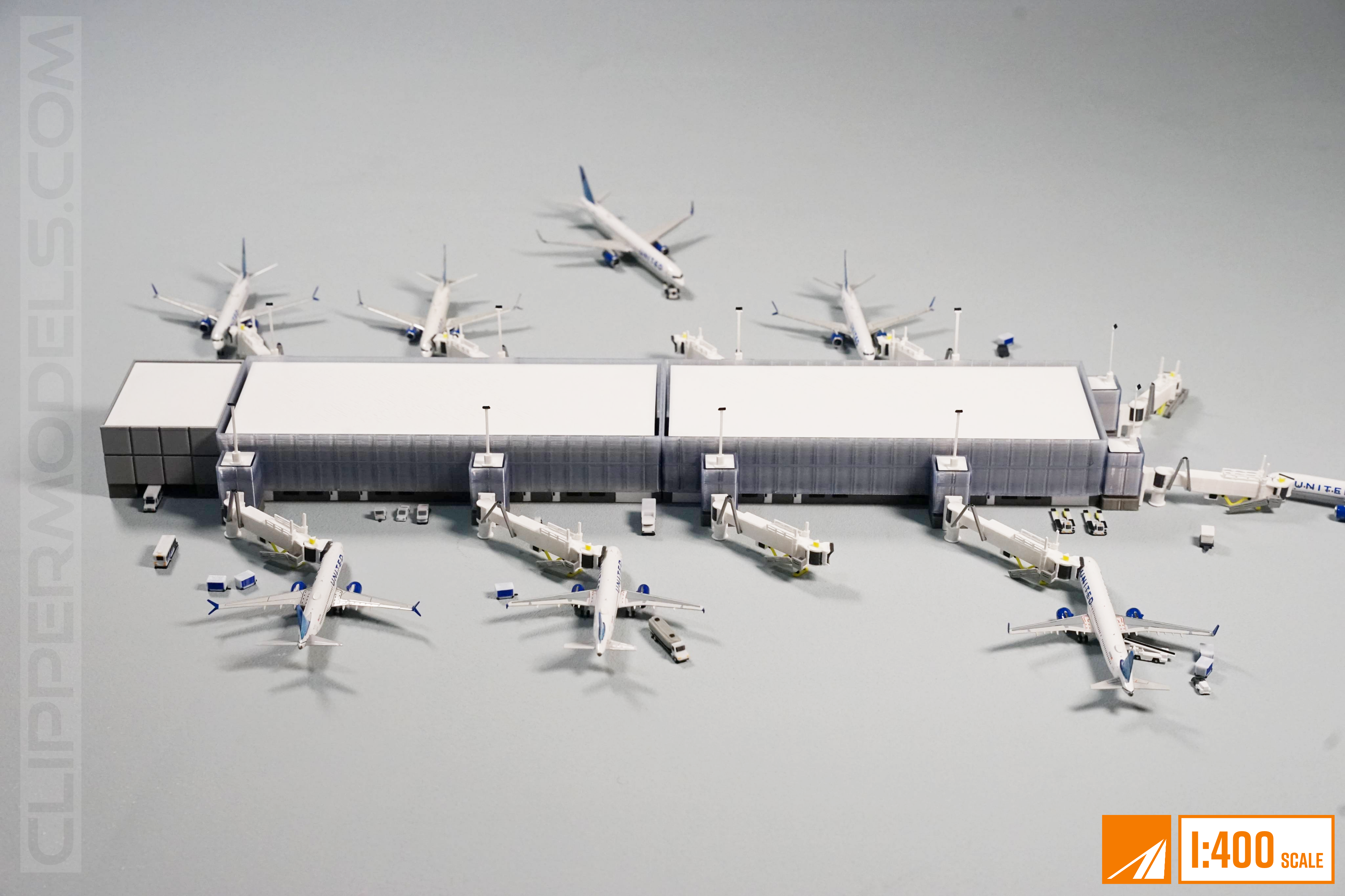 The Airport Concourse (1:400 Model Airport Terminal with Glass facade) | AIRPORT Set
