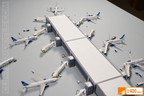 The Airport Concourse (1:400 Model Airport Terminal with Glass facade) | AIRPORT Set