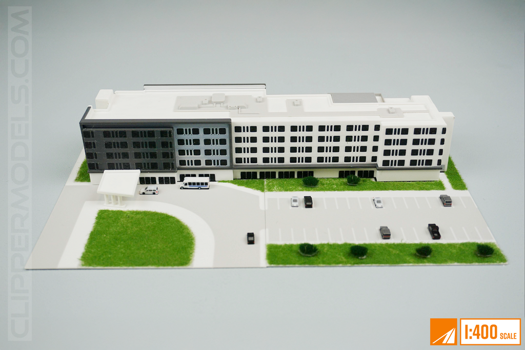 1:400 Airport Hotel (Model Airport Add-on)