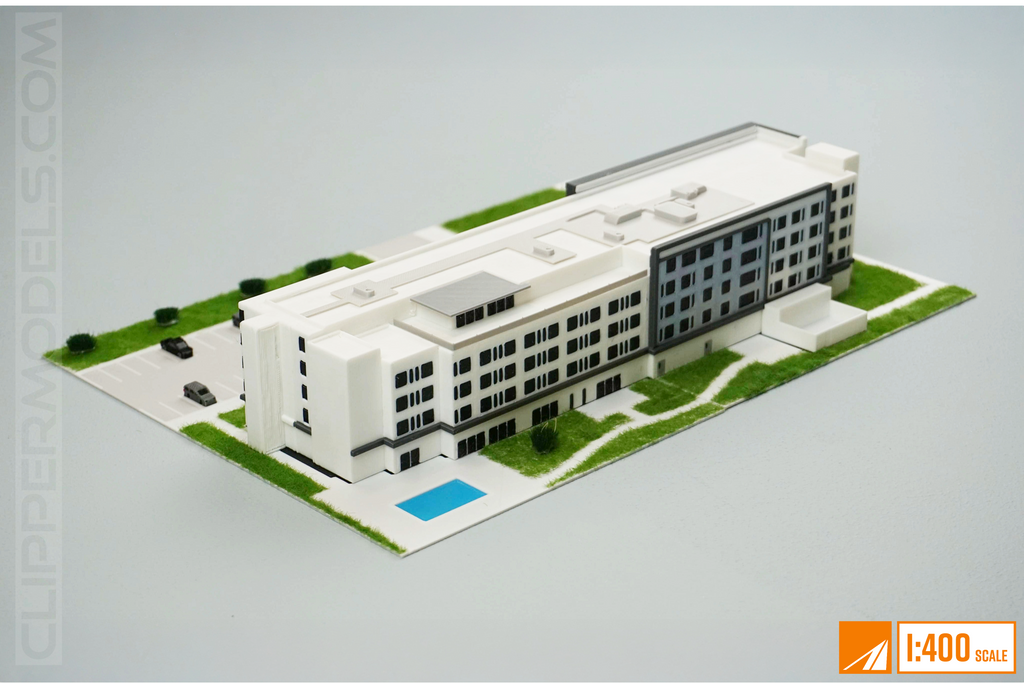 1:400 Airport Hotel (Model Airport Add-on)
