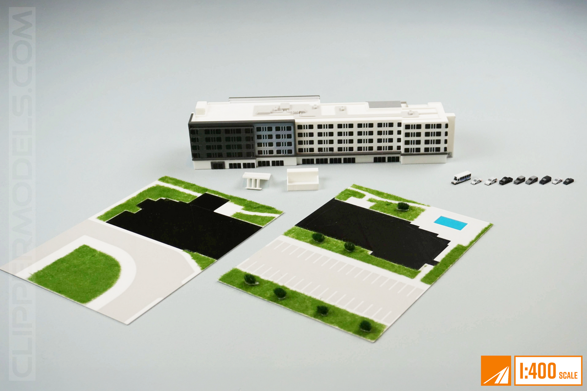 1:400 Airport Hotel (Model Airport Add-on)