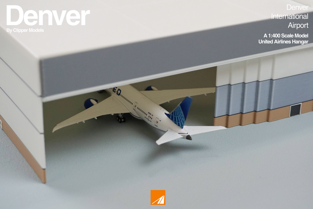 1:400 Aircraft Hanger | United Airlines | Denver International Airport | KDEN Series