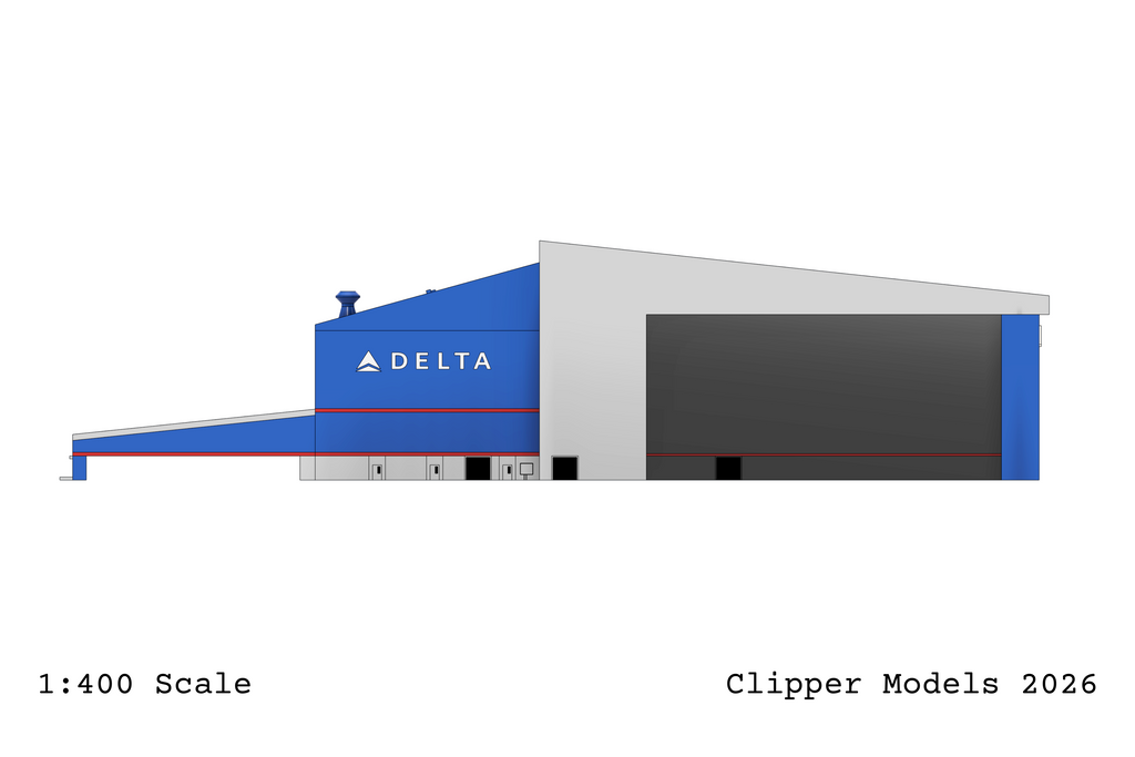 1:400 Aircraft Hanger | Delta Airlines | Salt Lake City Airport