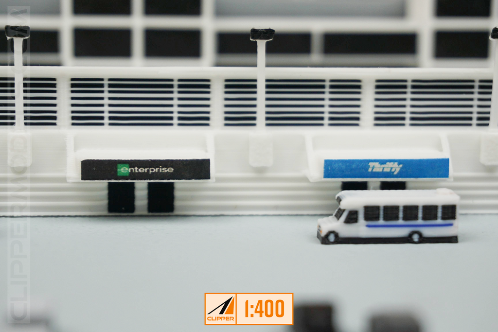 1:400 Rental Car Facility | Model Airport Add-on