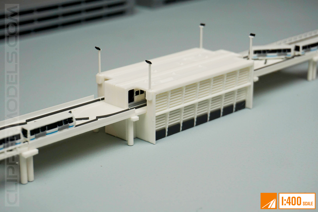 1:400 Automatic People Mover Train (Style 2) | Model Airport Add-on