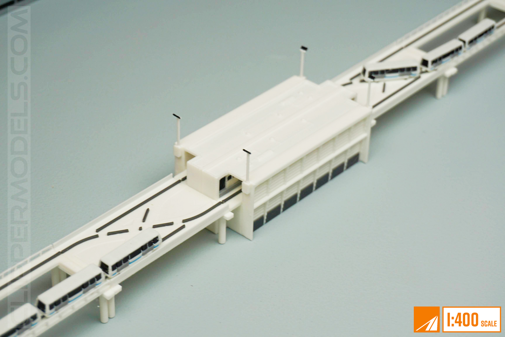 1:400 Automatic People Mover Train (Style 2) | Model Airport Add-on