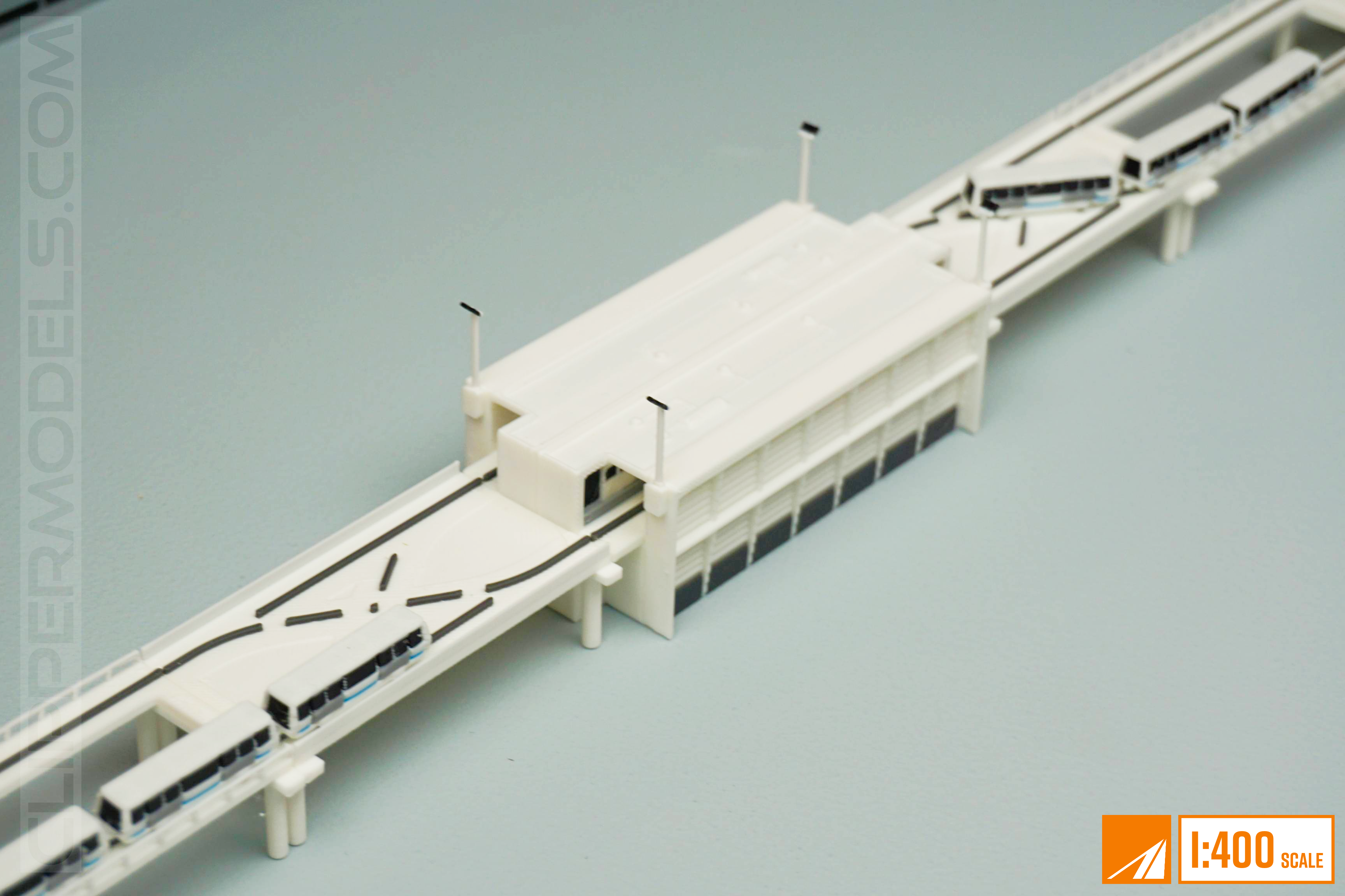 1:400 Automatic People Mover Train (Style 2) | Model Airport Add-on