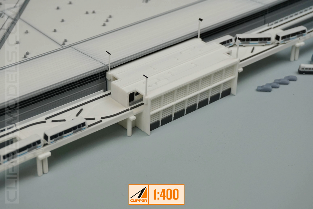 1:400 Automatic People Mover Train | Model Airport Add-on