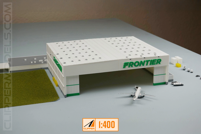 1:400 Aircraft Hanger | Frontier Airlines | KDEN series