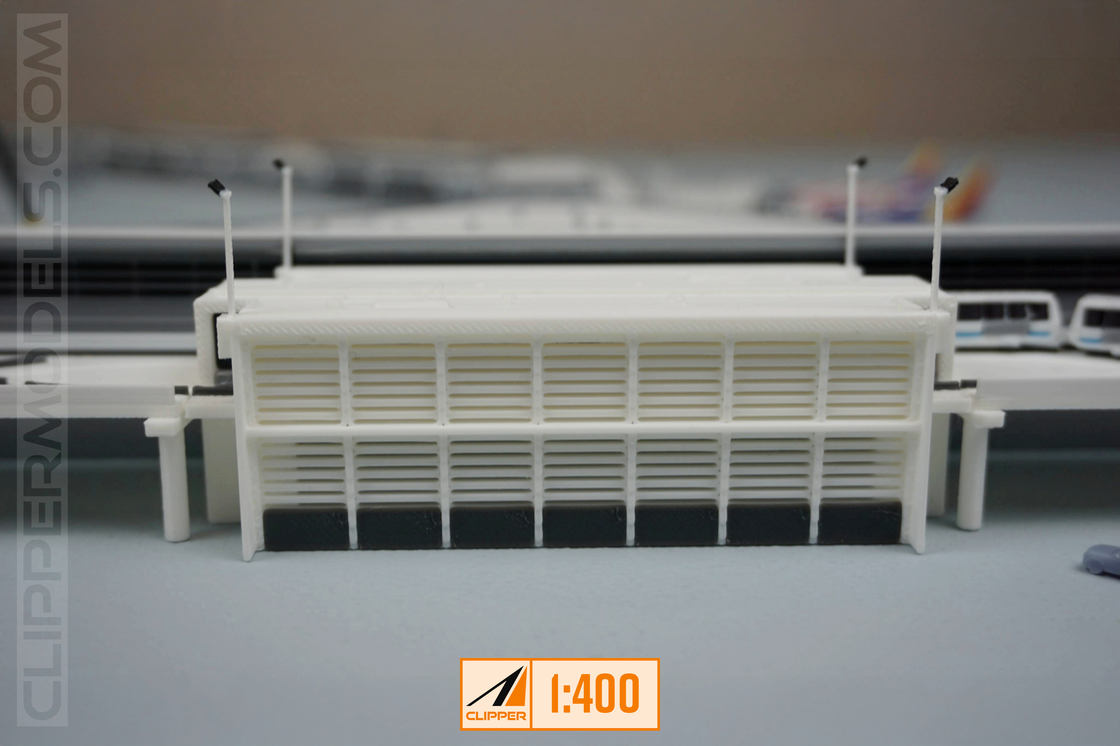 1:400 Automatic People Mover Train | Model Airport Add-on