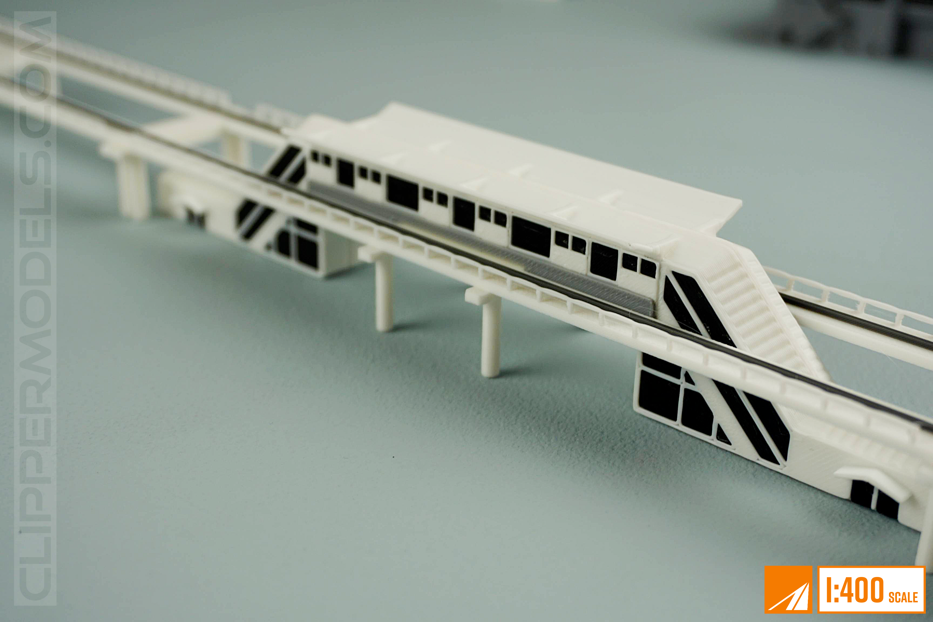 1:400 Automatic People Mover Train (Style 1) | Model Airport Add-on