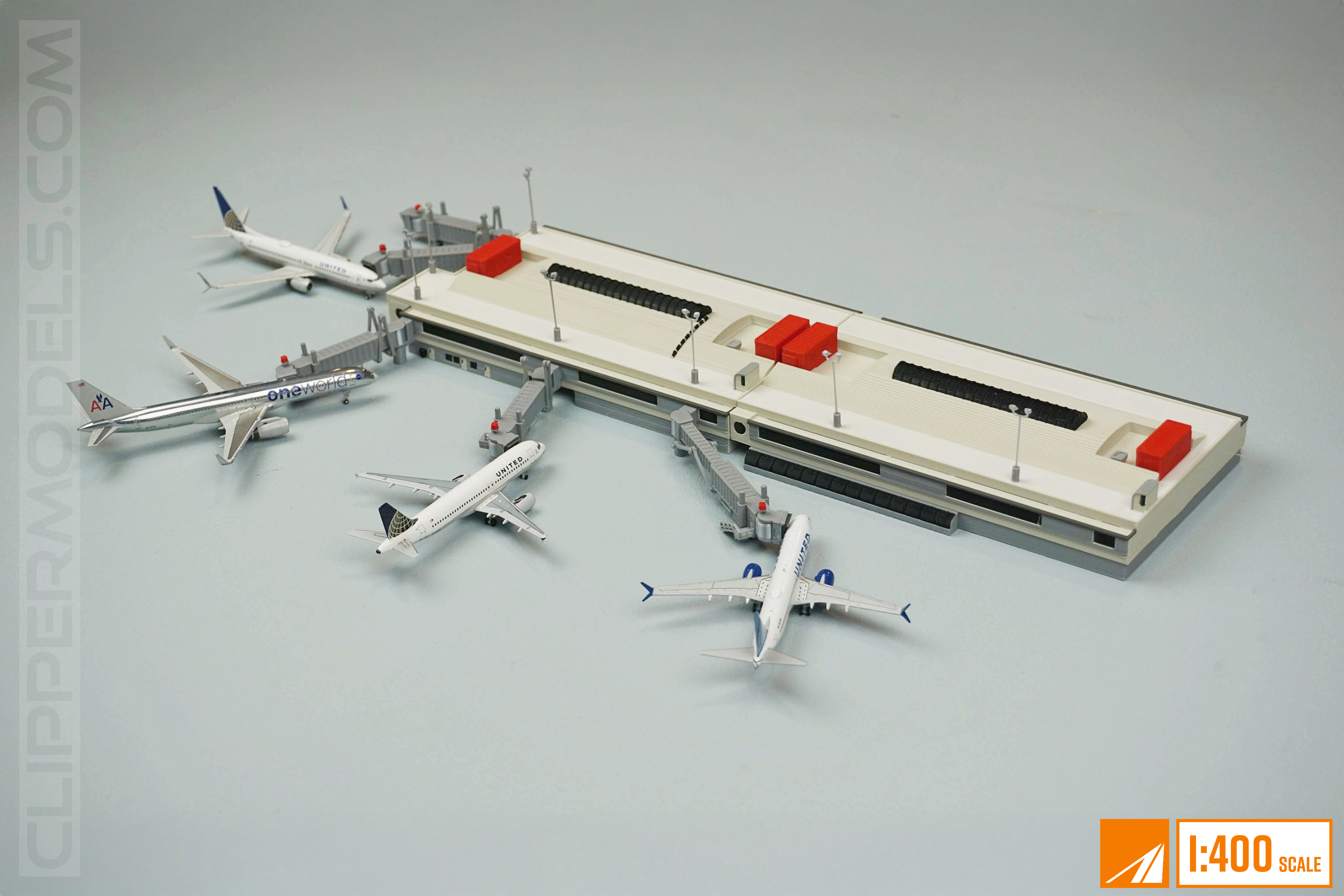 Pittsburgh International Airport | Concourse C section | 1:400 Scale