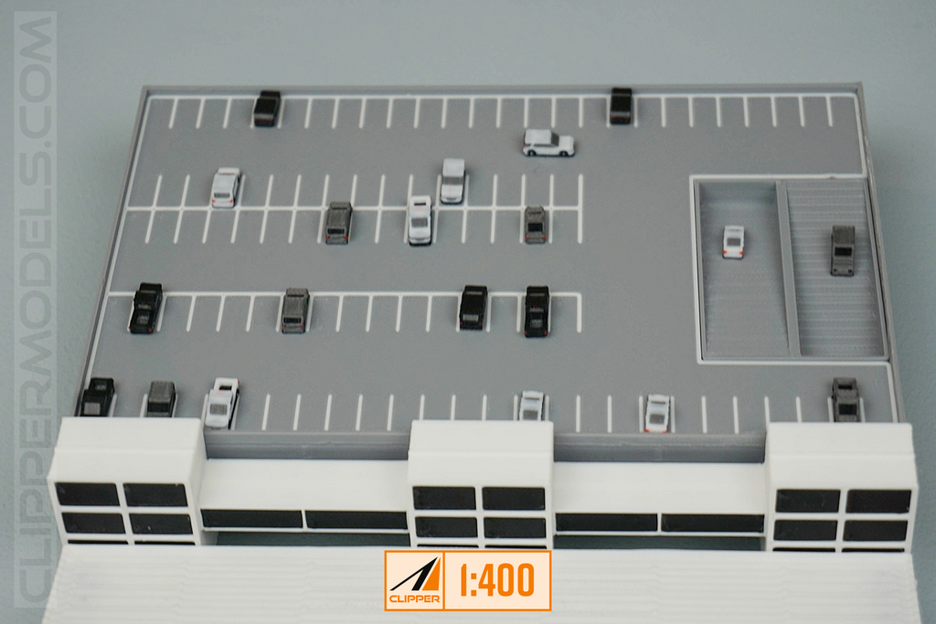 1:400 Rental Car Facility | Model Airport Add-on