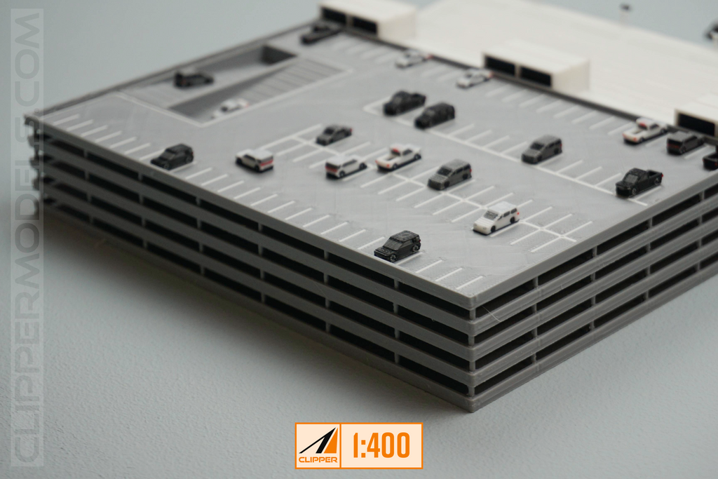 1:400 Rental Car Facility | Model Airport Add-on
