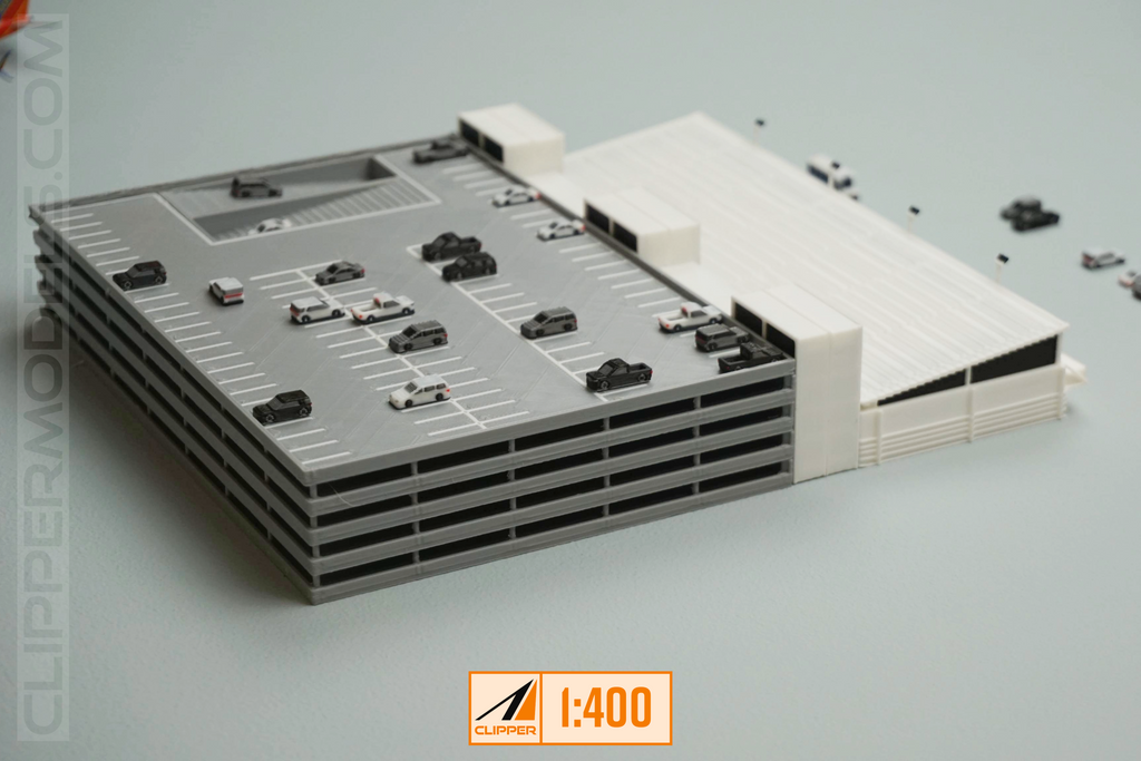 1:400 Rental Car Facility | Model Airport Add-on