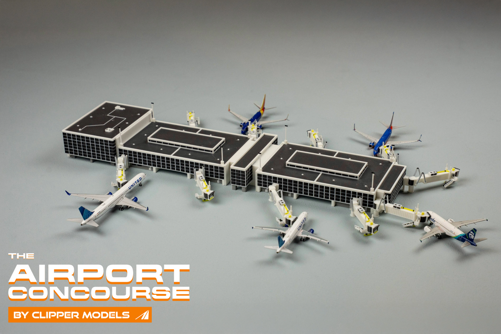 1:400 Model Airport Terminal/ Concourse V2