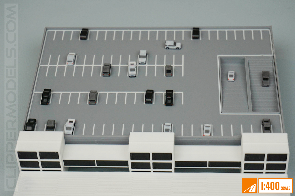 1:400 Rental Car Facility | Model Airport Add-on