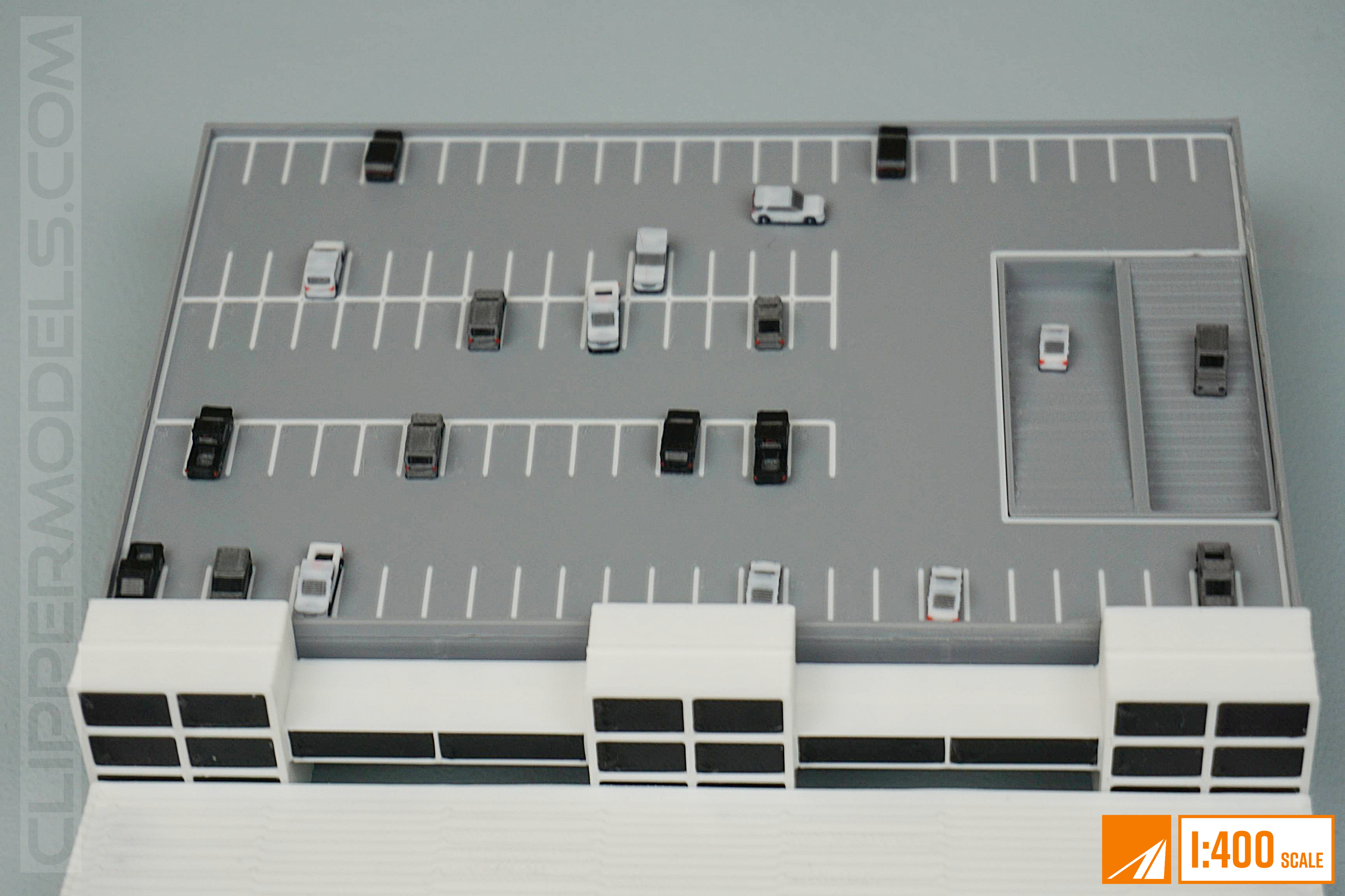 1:400 Rental Car Facility | Model Airport Add-on