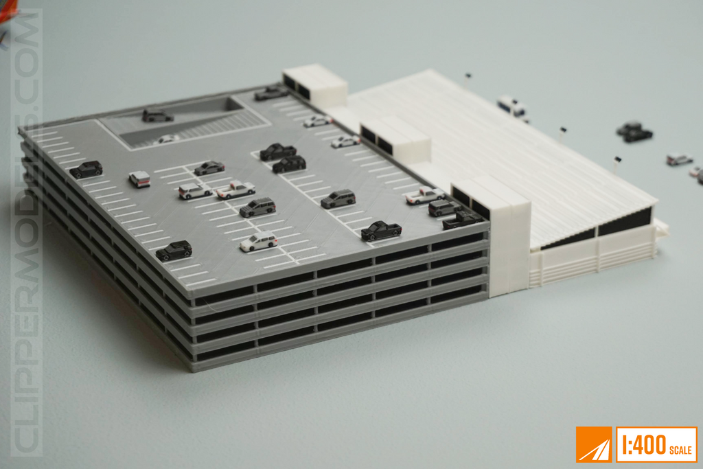 1:400 Rental Car Facility | Model Airport Add-on