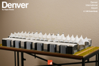 Denver International Airport | Jeppesen Terminal | 1:400 Scale