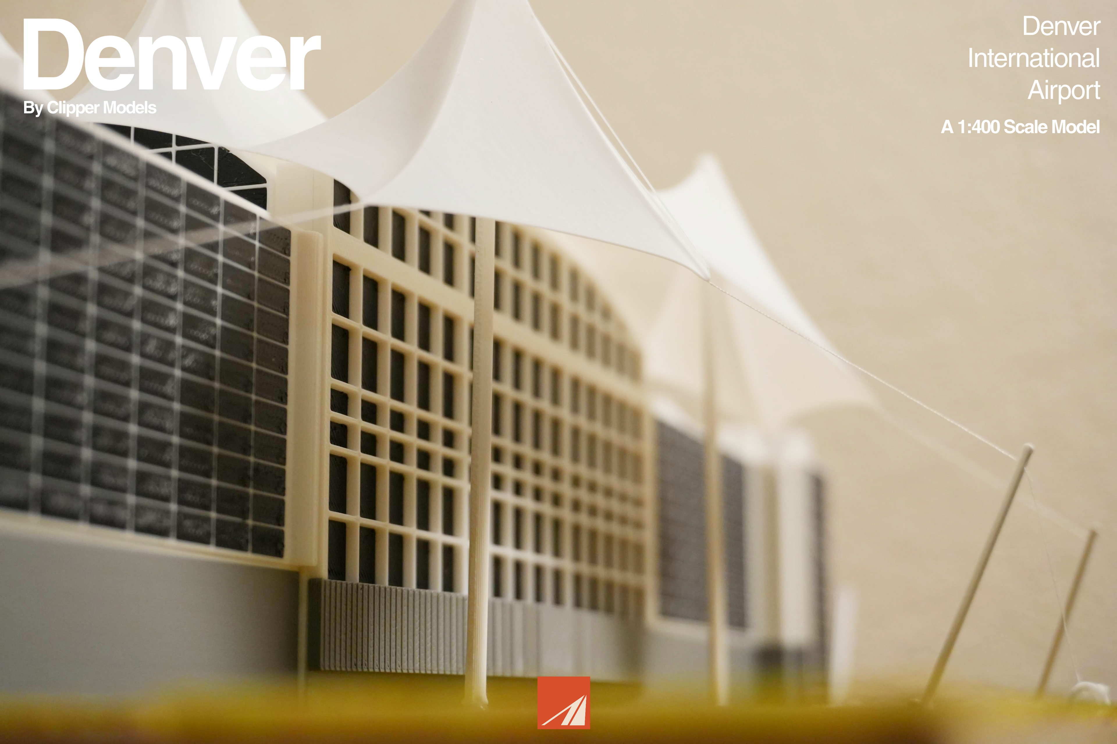 Denver International Airport | Jeppesen Terminal | 1:400 Scale
