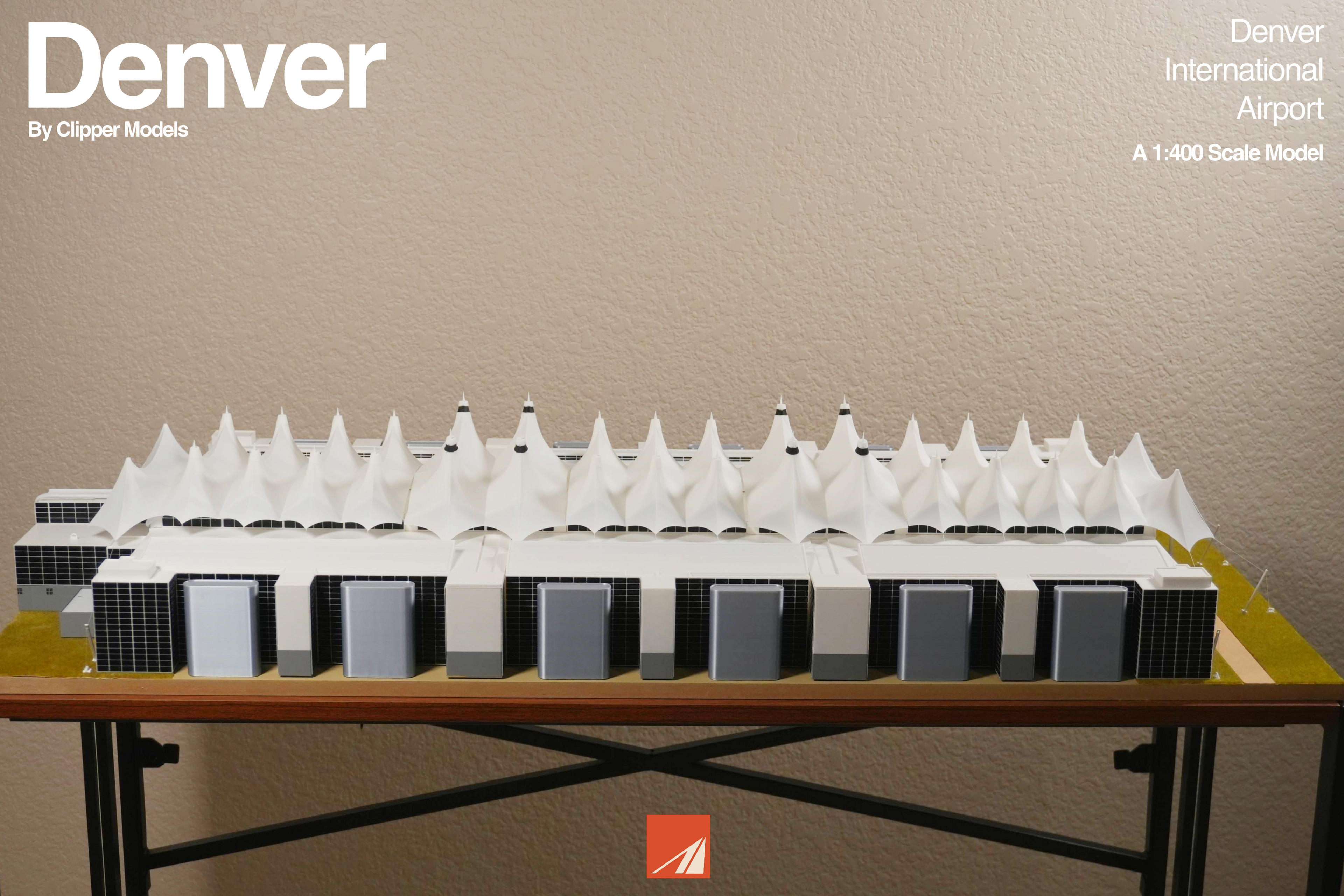 Denver International Airport | Jeppesen Terminal | 1:400 Scale