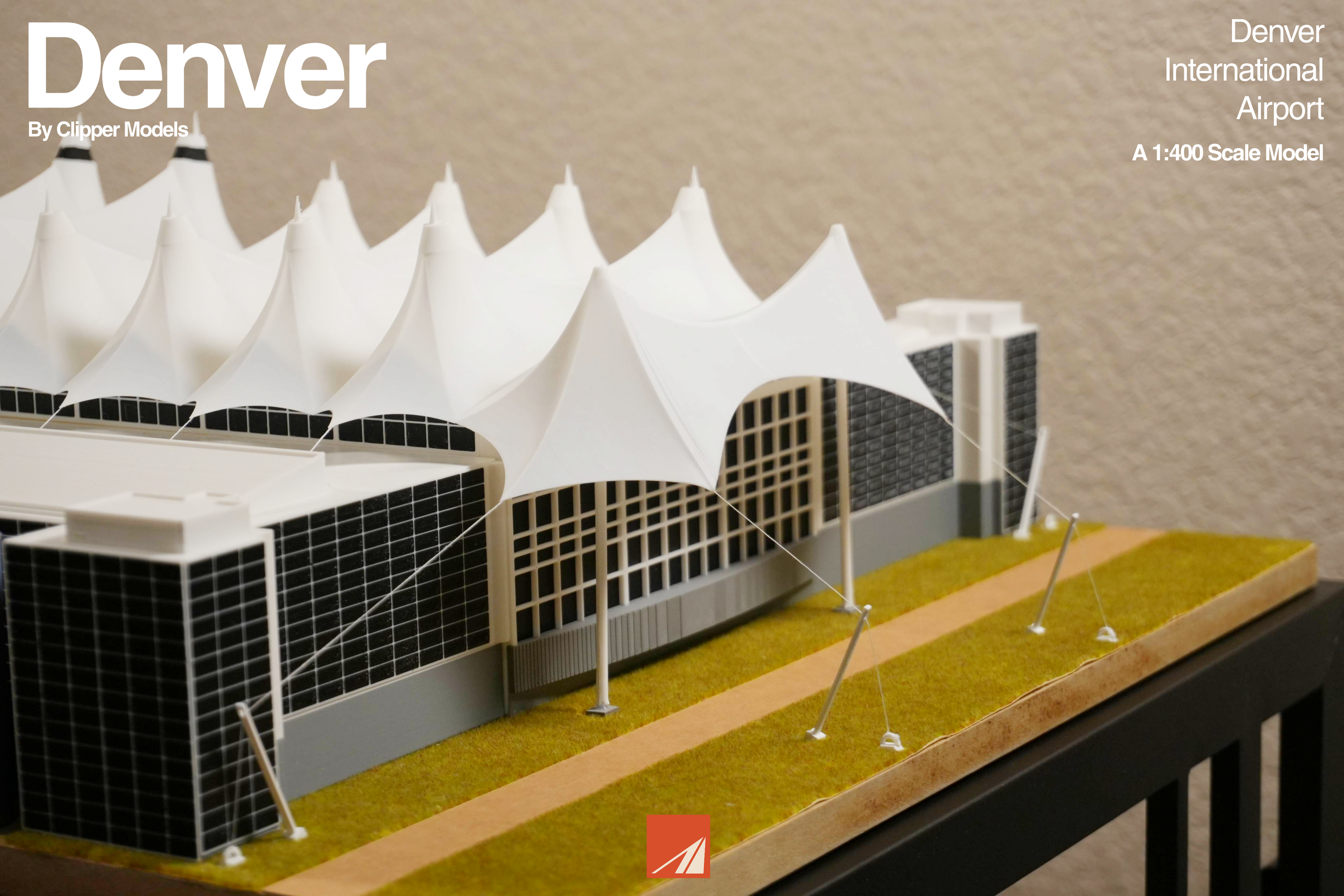Denver International Airport | Jeppesen Terminal | 1:400 Scale