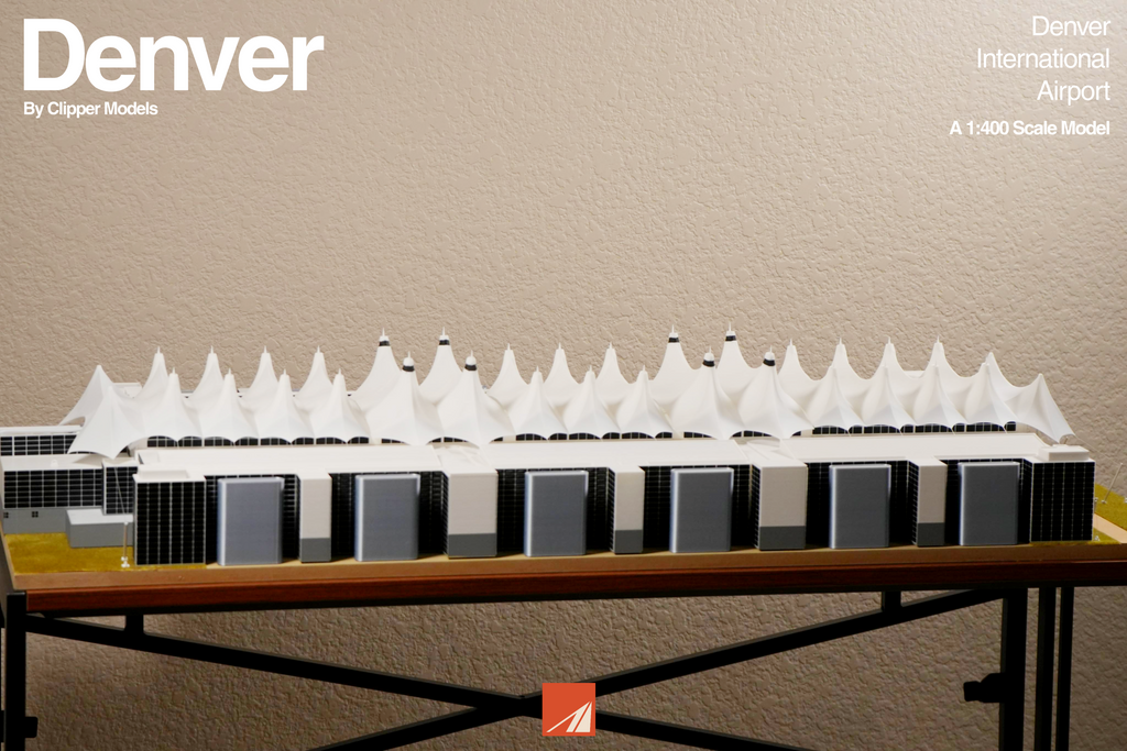 Denver International Airport | Jeppesen Terminal | 1:400 Scale