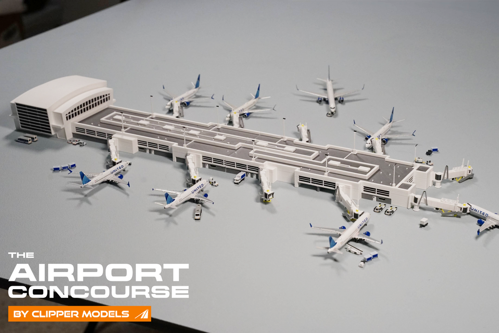 The Airport Concourse (1:400 Model Airport Terminal/ Concourse)